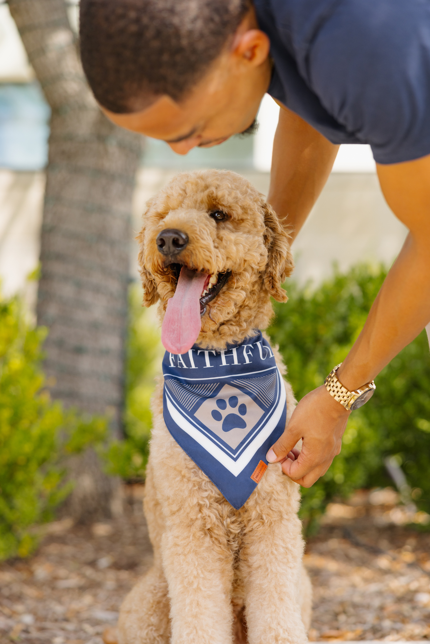 The Faithful Bandana- Navy